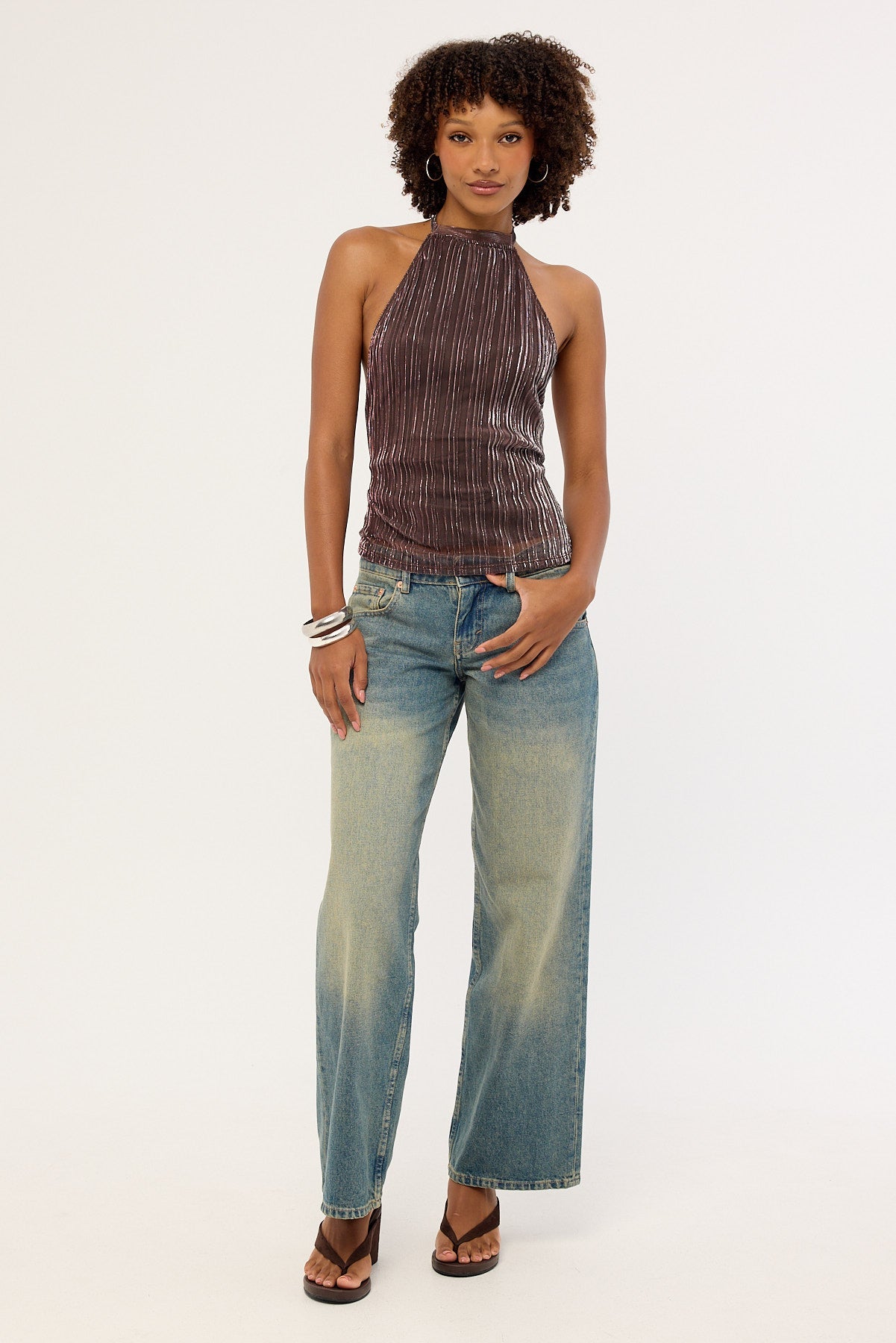Klara Top Brown