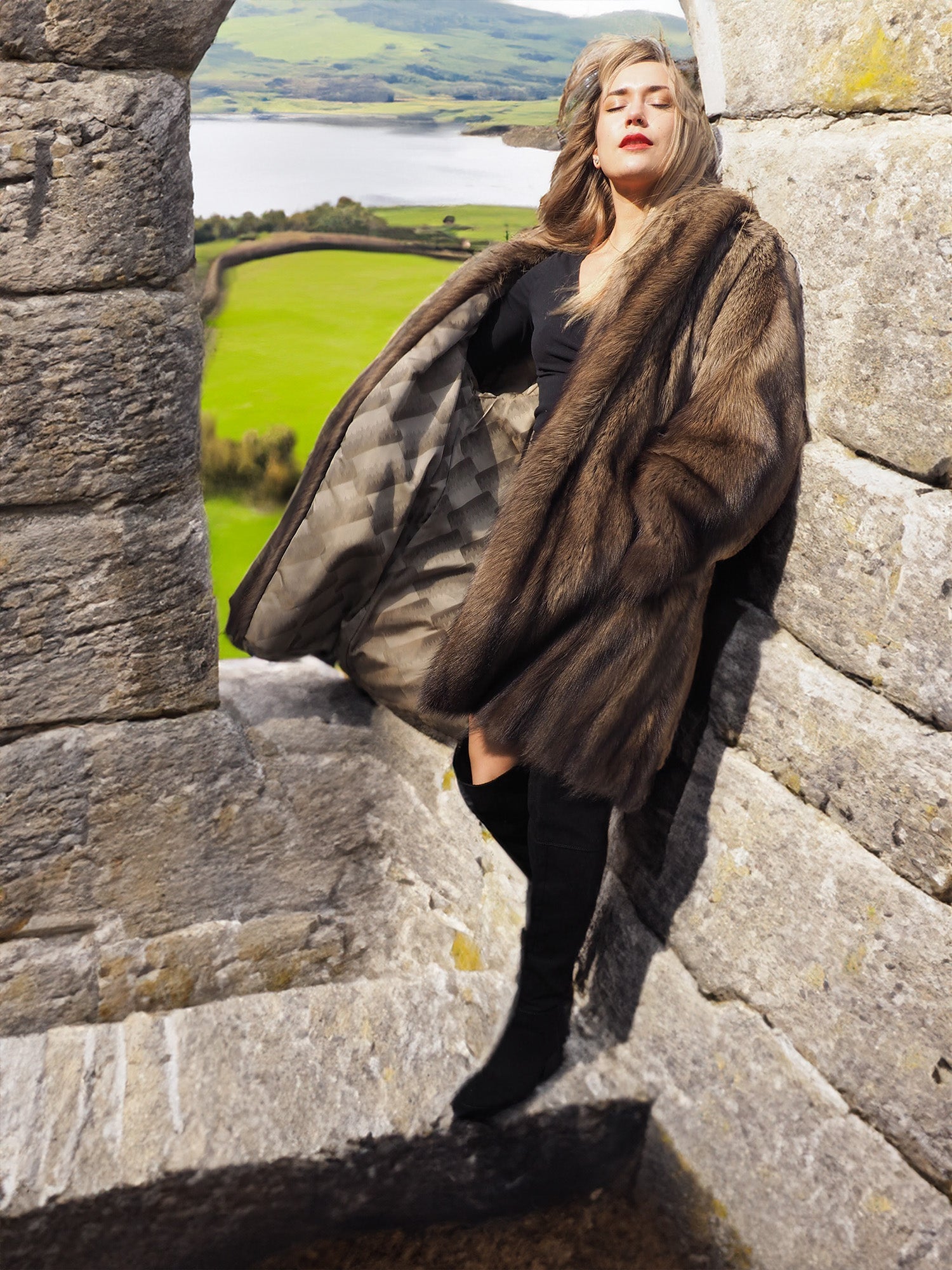Luxe Teddy Fur Coat