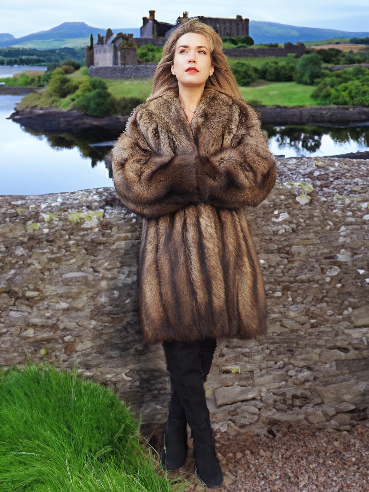 Luxe Teddy Fur Coat