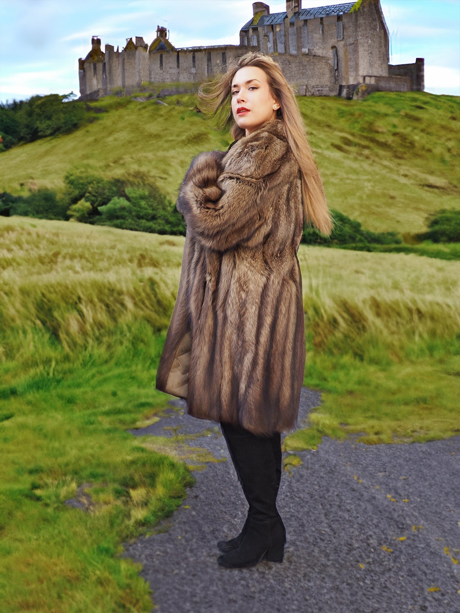 Luxe Teddy Fur Coat