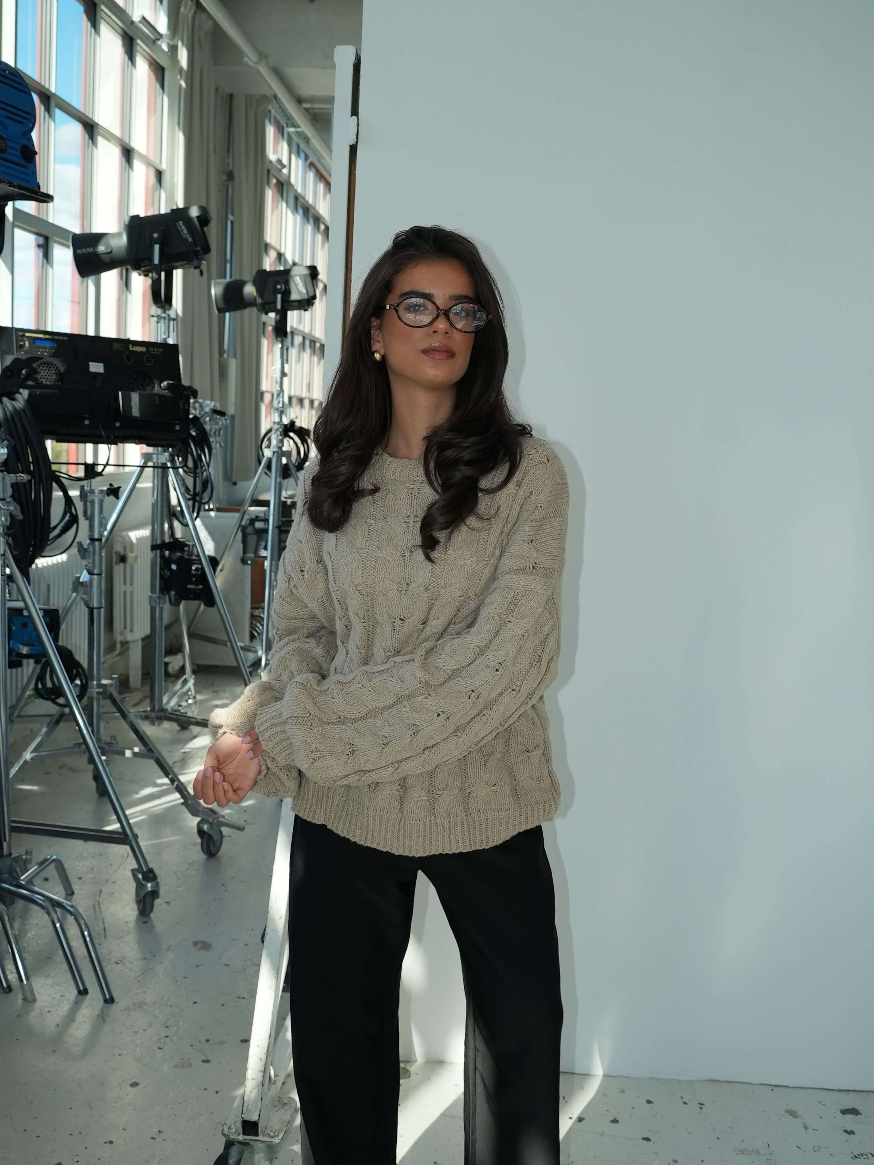 Anora Textured Knit Sweater