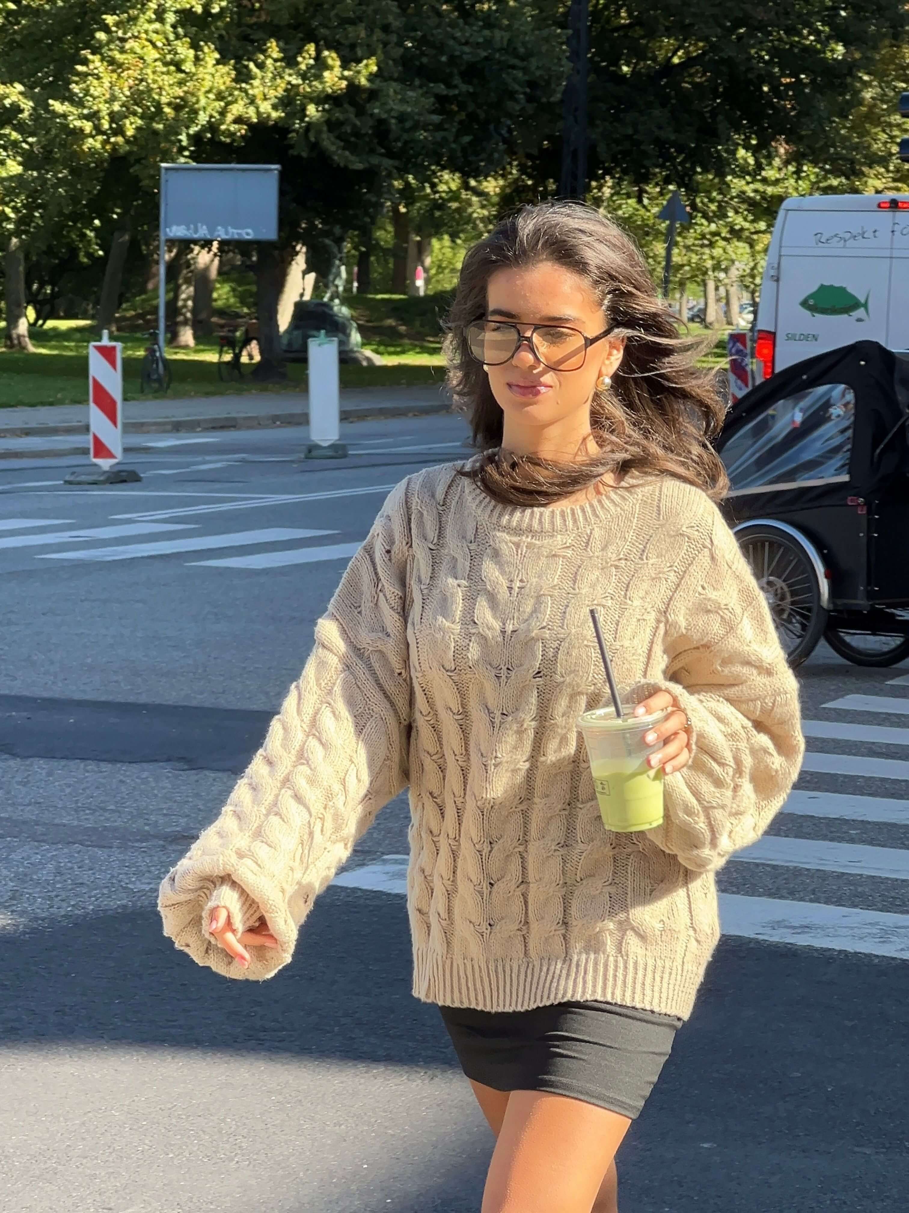 Anora Textured Knit Sweater