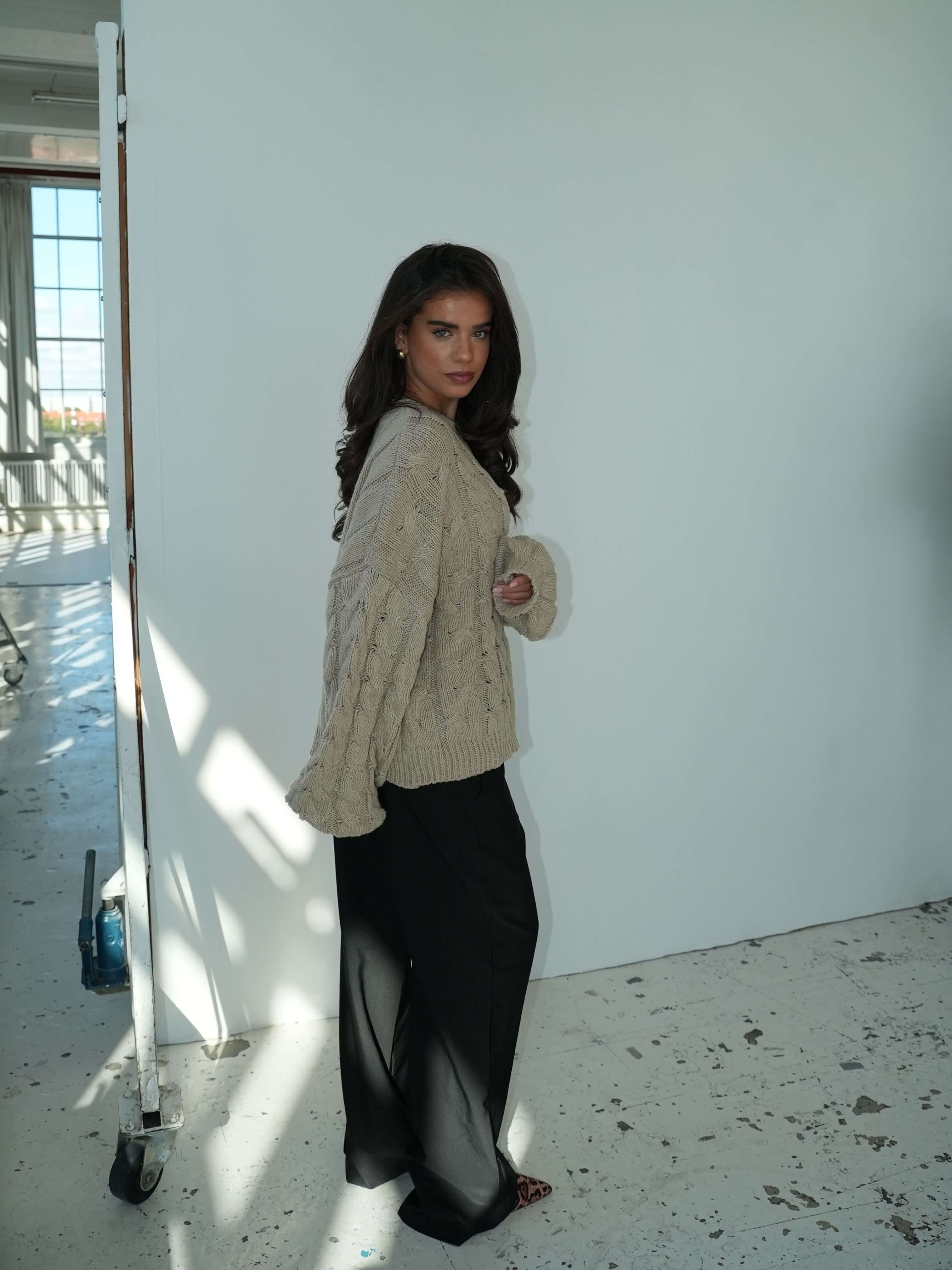 Anora Textured Knit Sweater