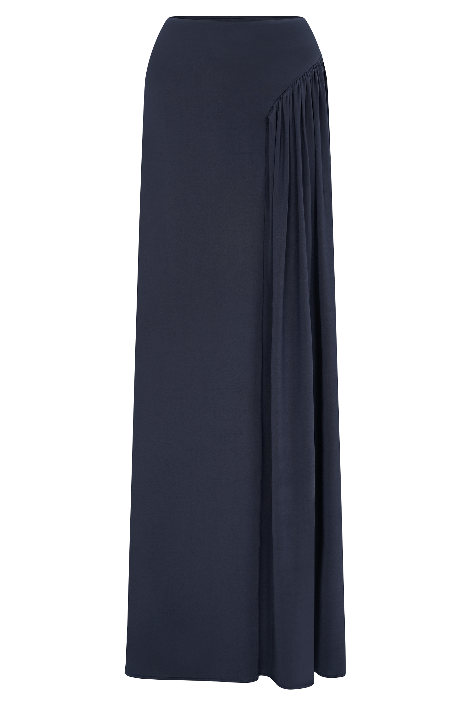 Elegant Navy Maxi Skirt