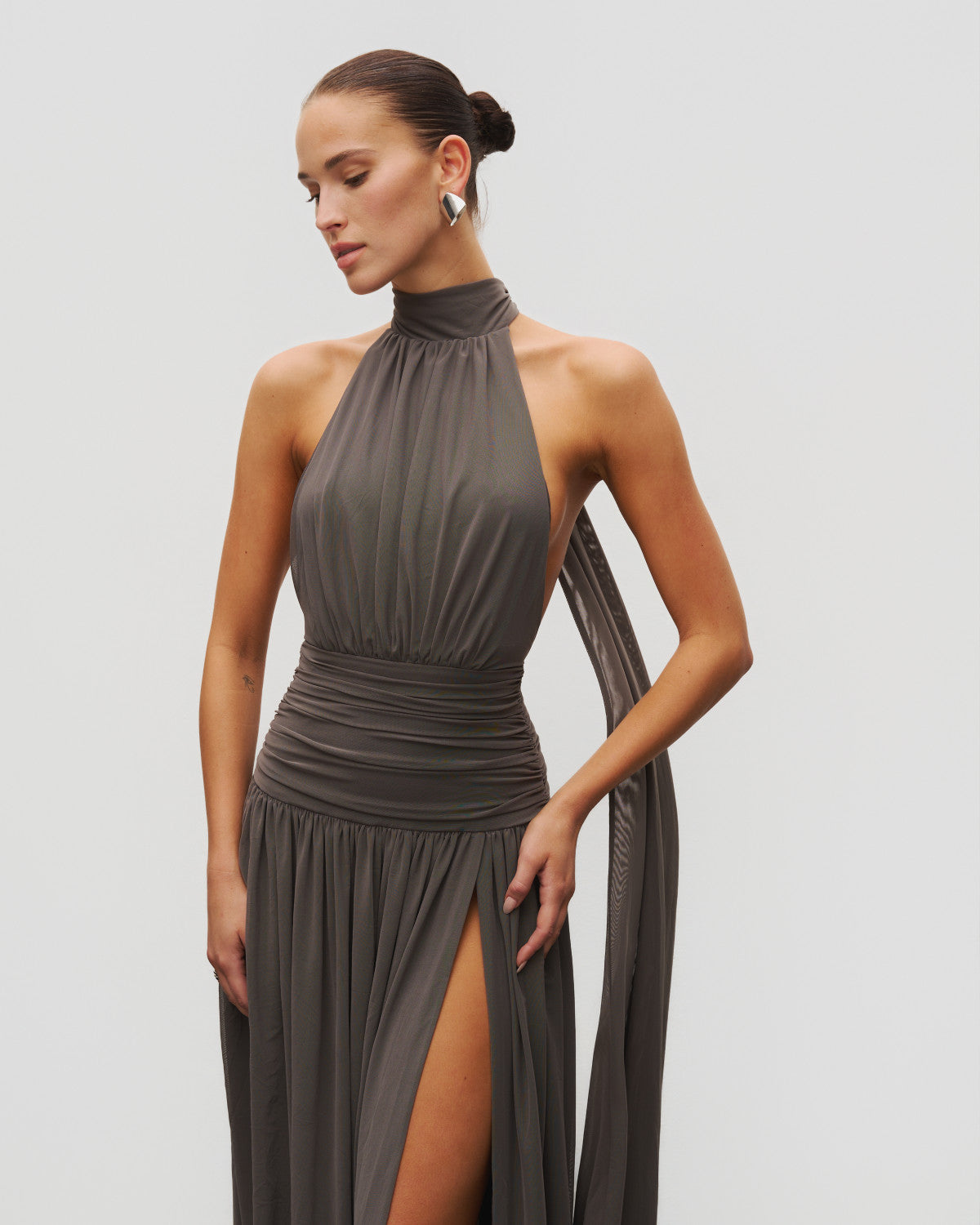 Lorine Slit Gown