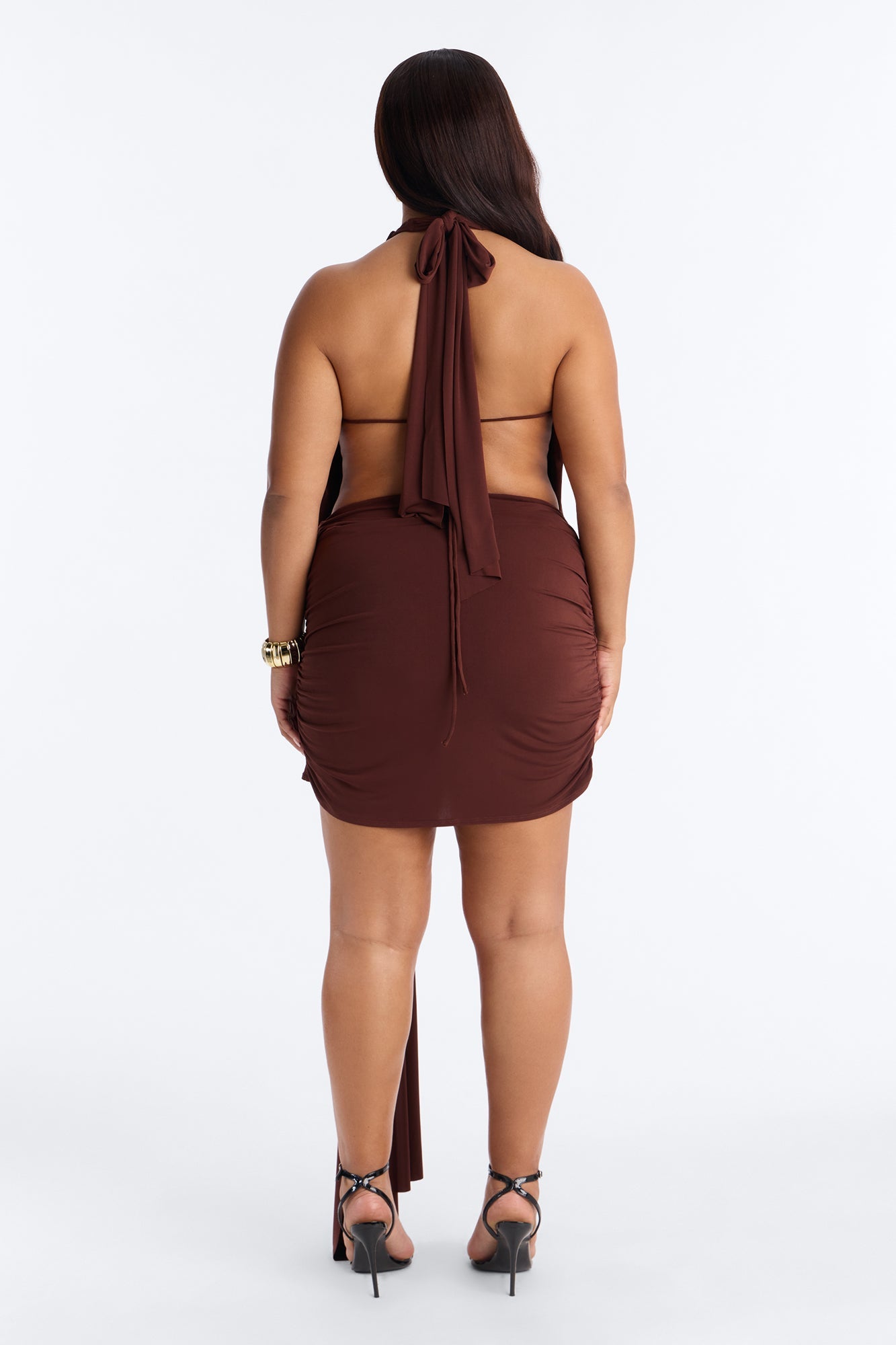 Draped Mini Dress
