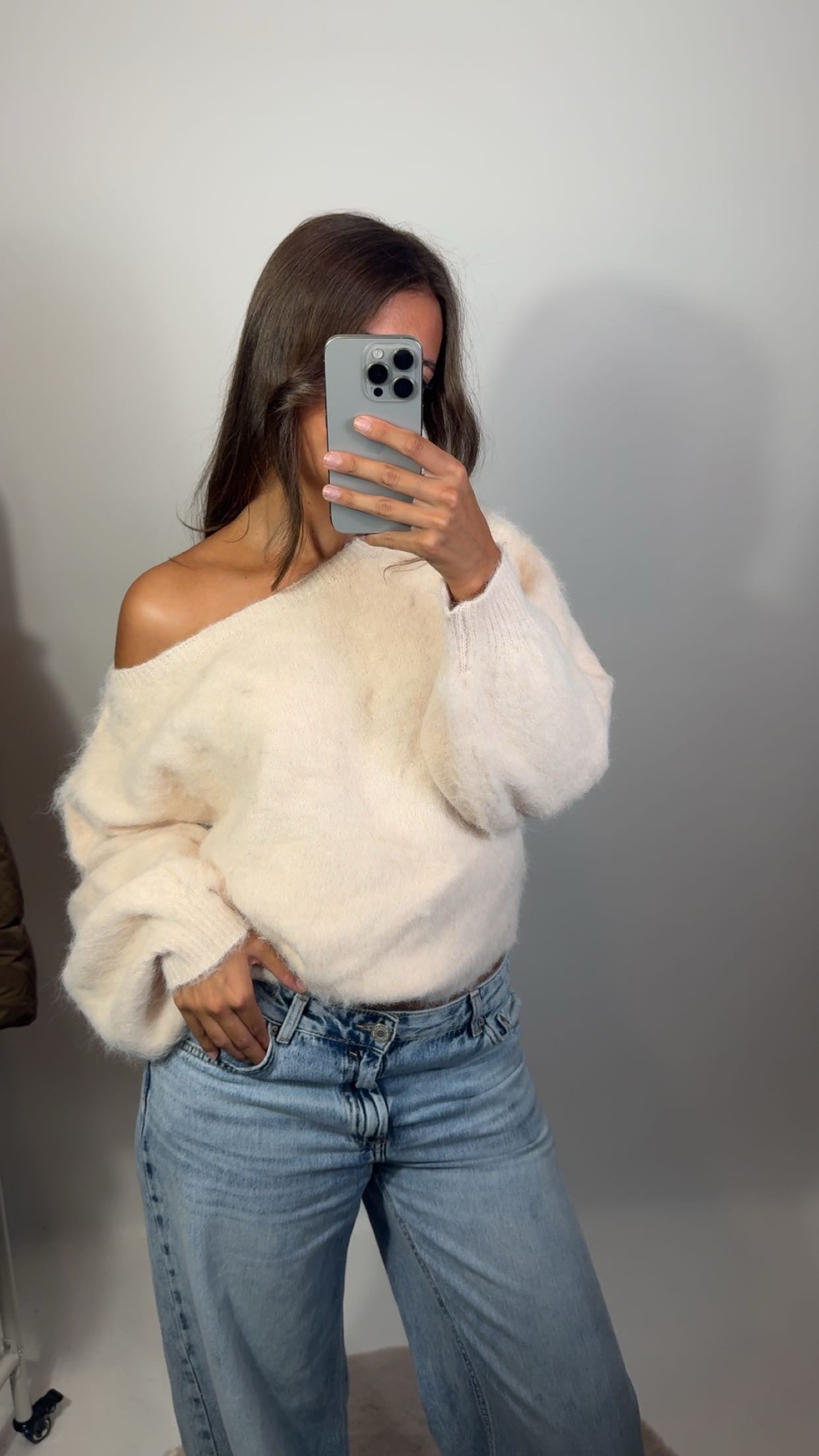 Luxe Fluffy Cropped Sweater