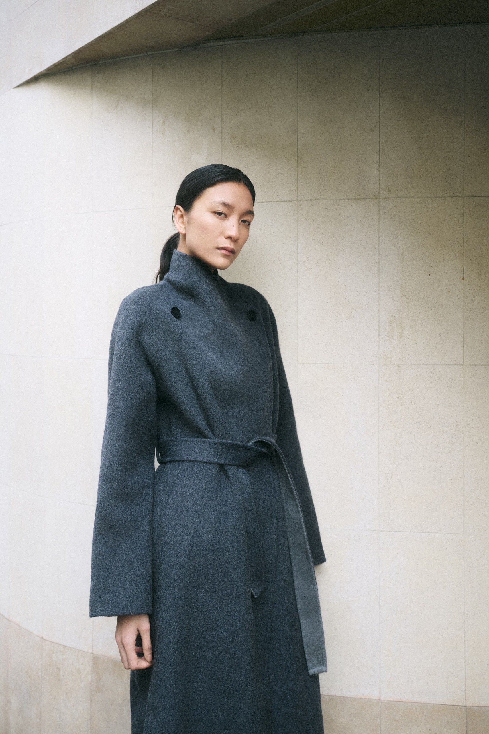 Sophisticate Long Wool Coat