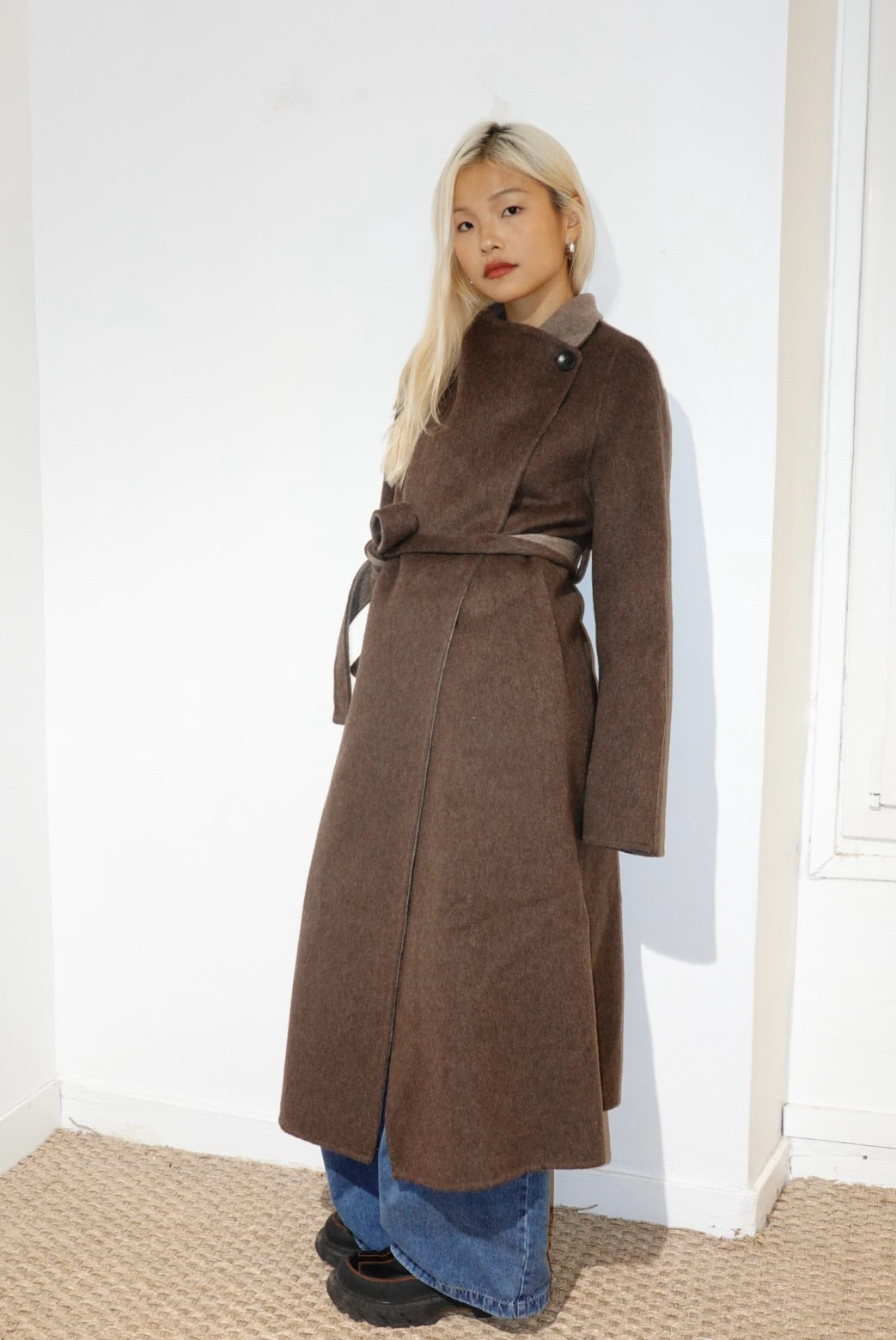 Sophisticate Long Wool Coat
