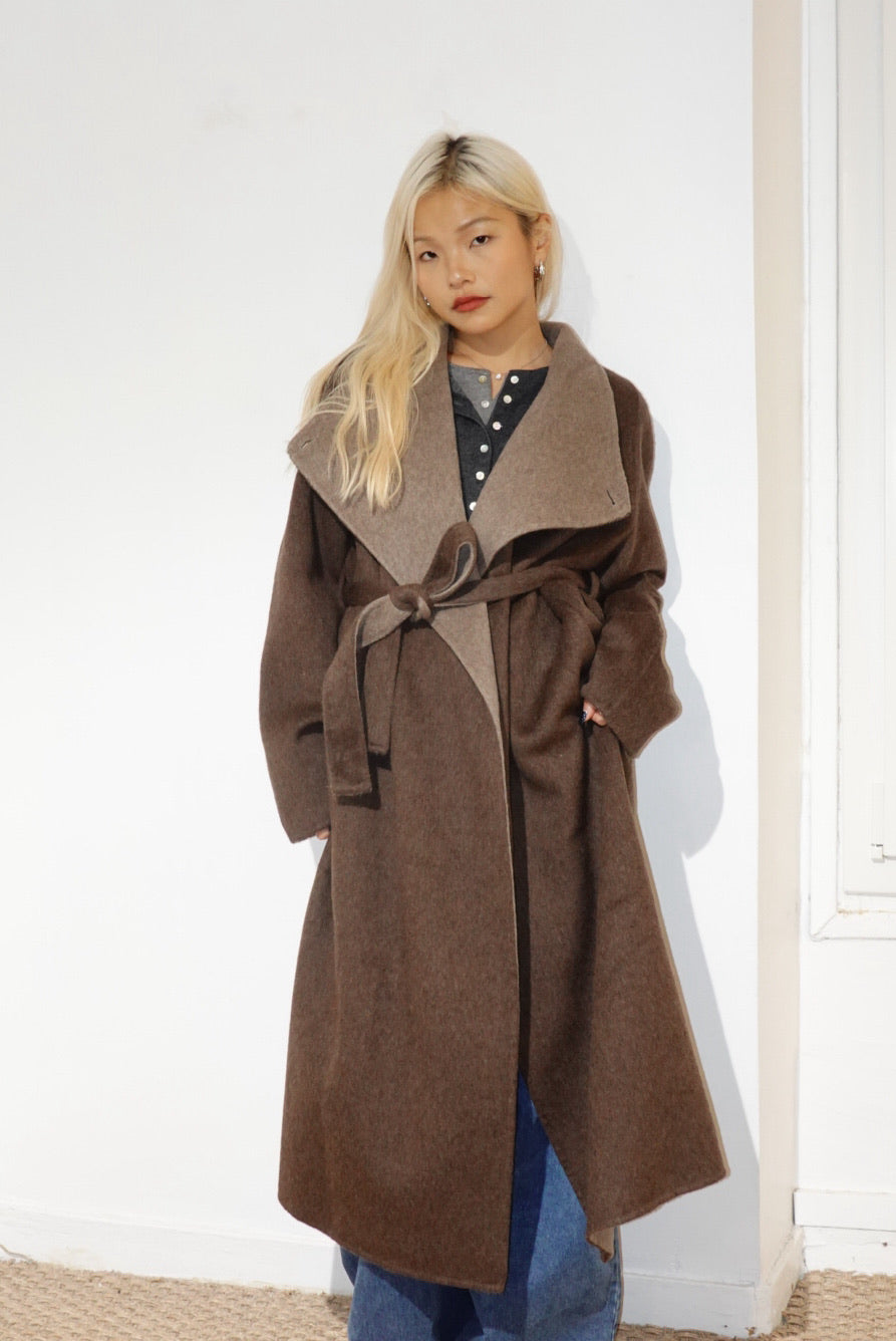 Sophisticate Long Wool Coat