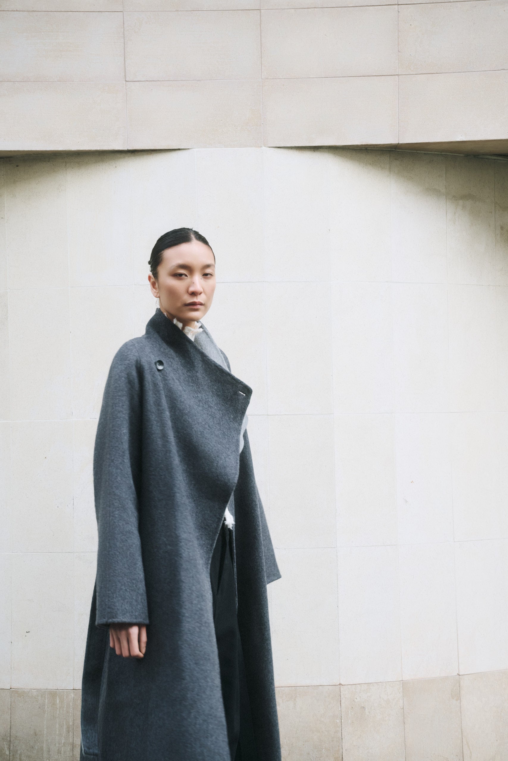 Sophisticate Long Wool Coat