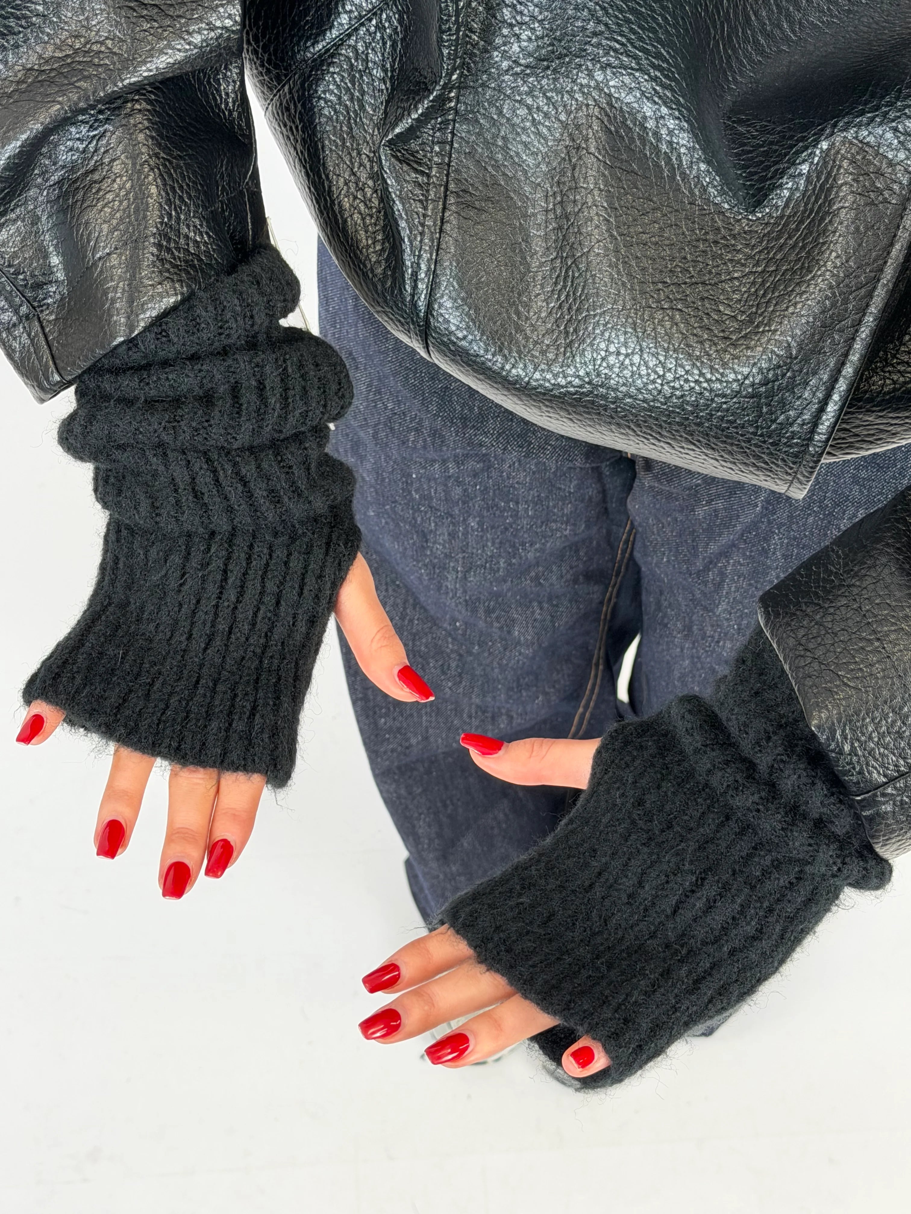 Glossy Black Puffer Jacket