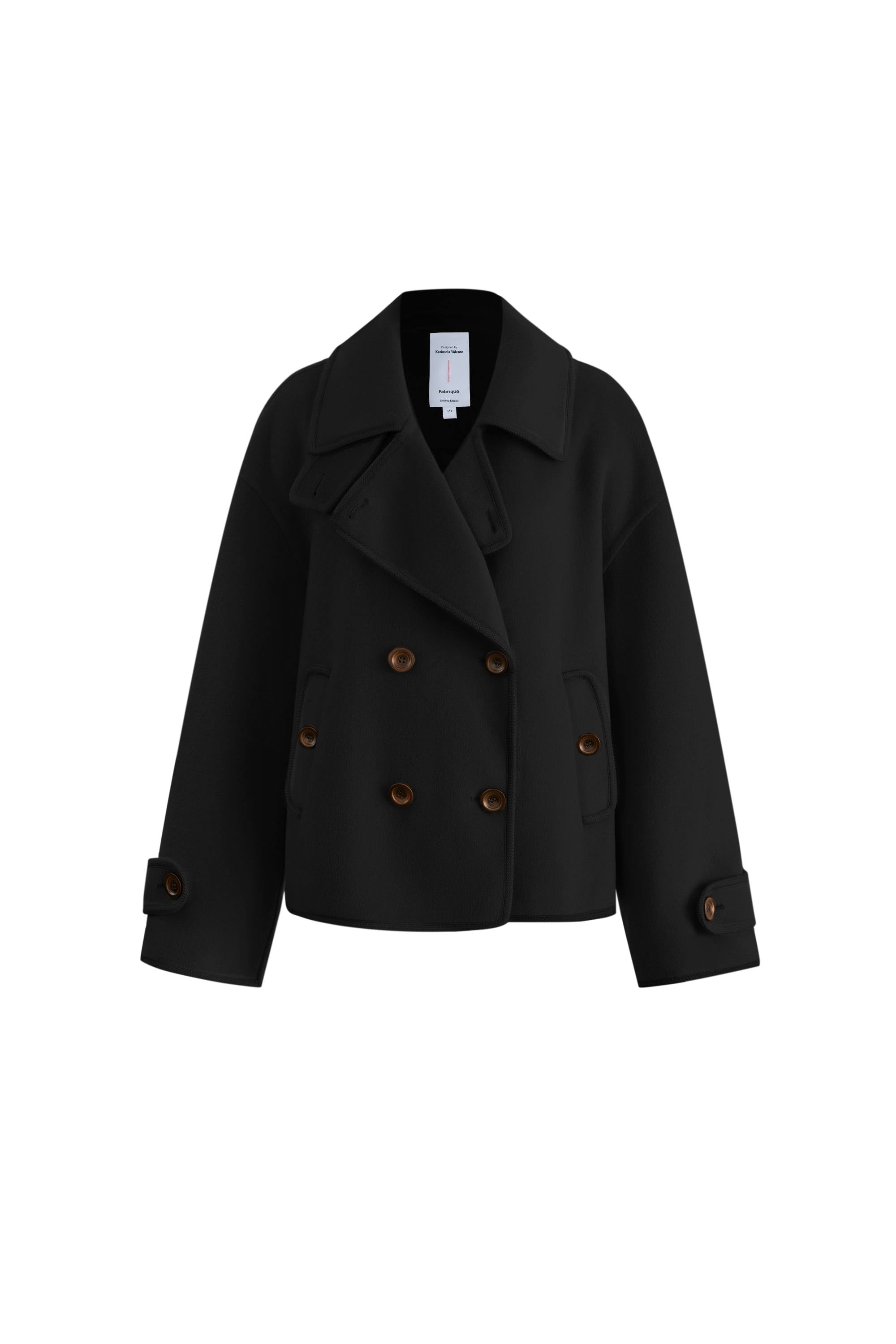 Chique Black Cropped Blazer