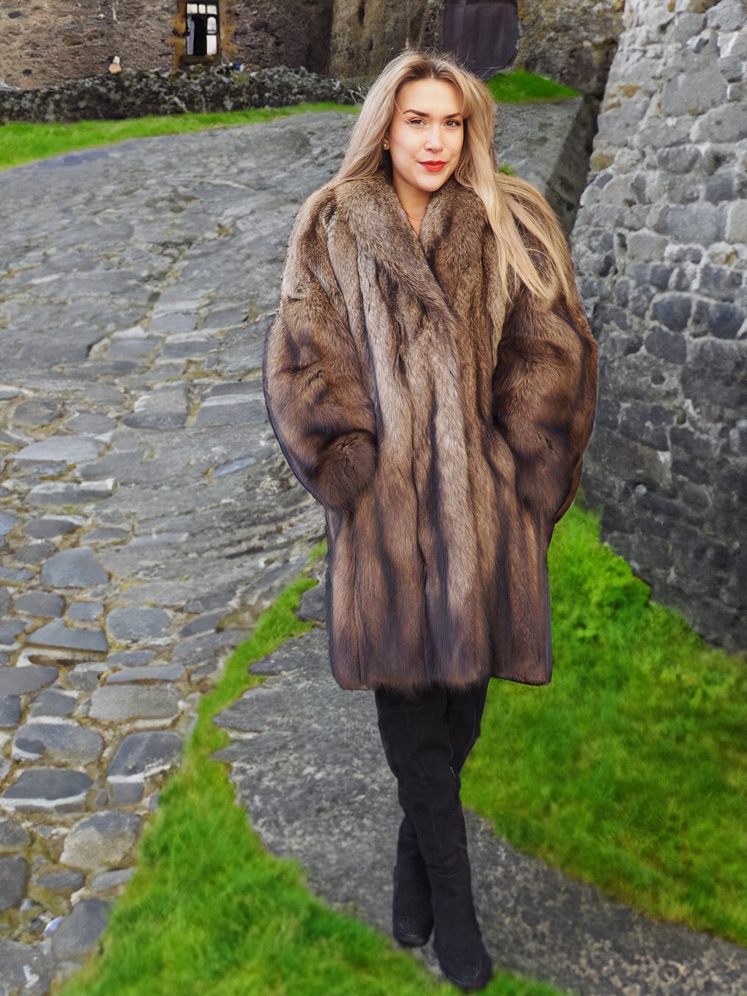 Luxe Teddy Fur Coat