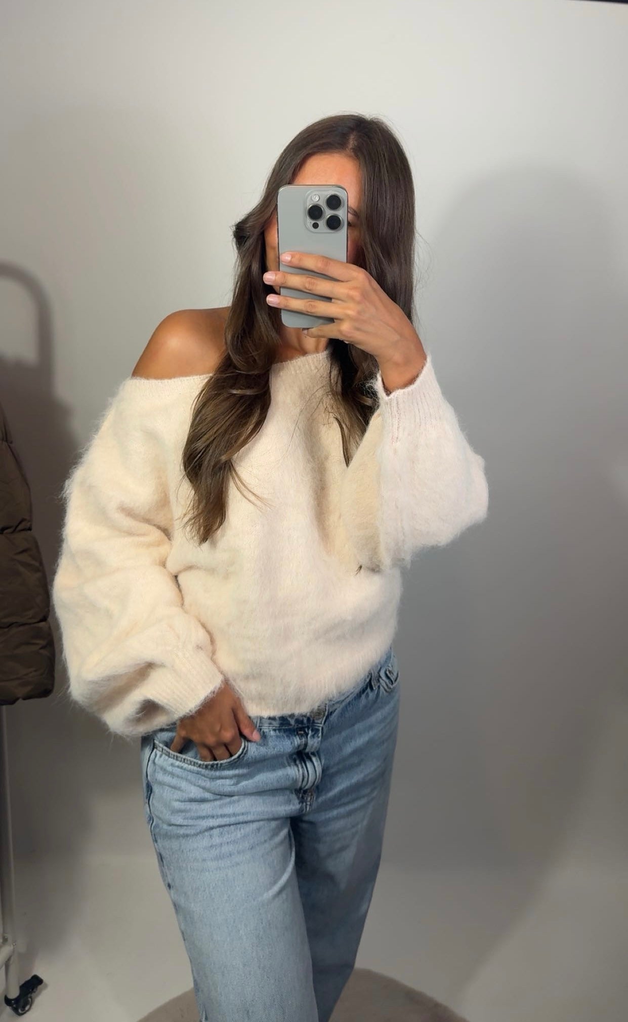 Luxe Fluffy Cropped Sweater
