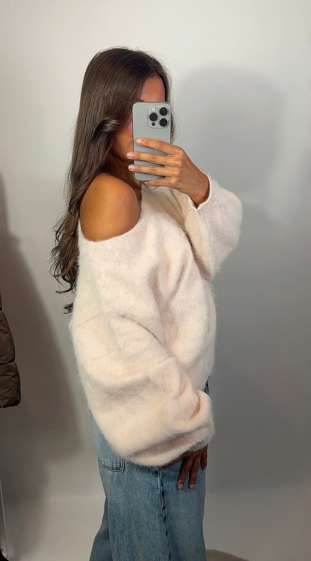 Luxe Fluffy Cropped Sweater