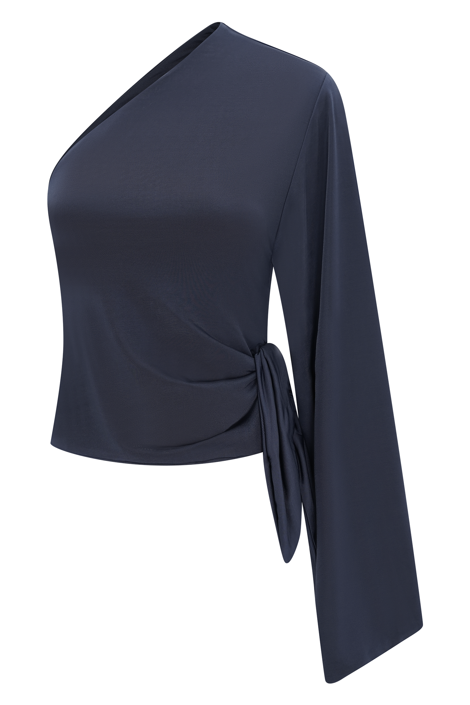 Satin One Shoulder Top