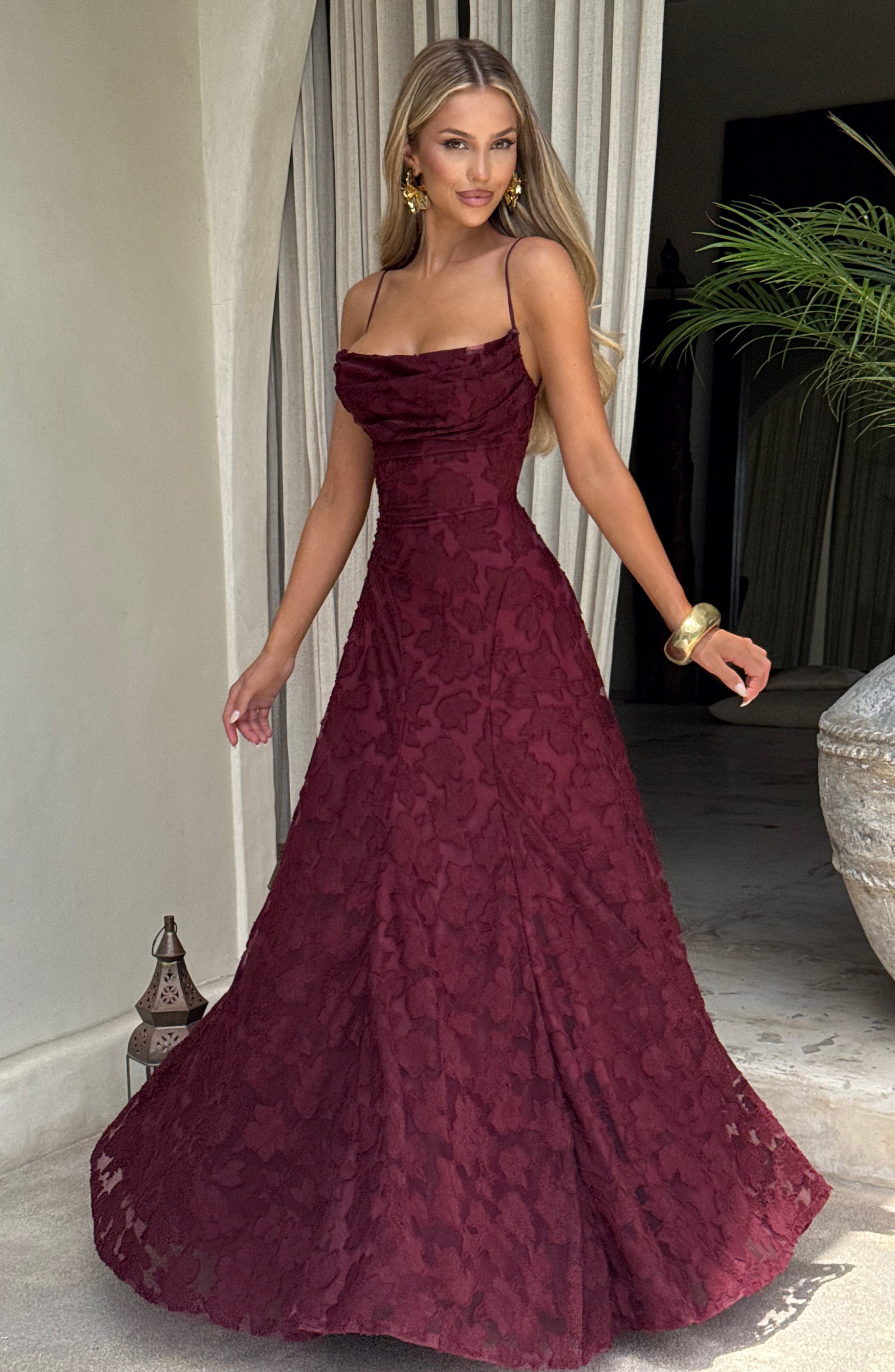 Cherry Lace Maxi