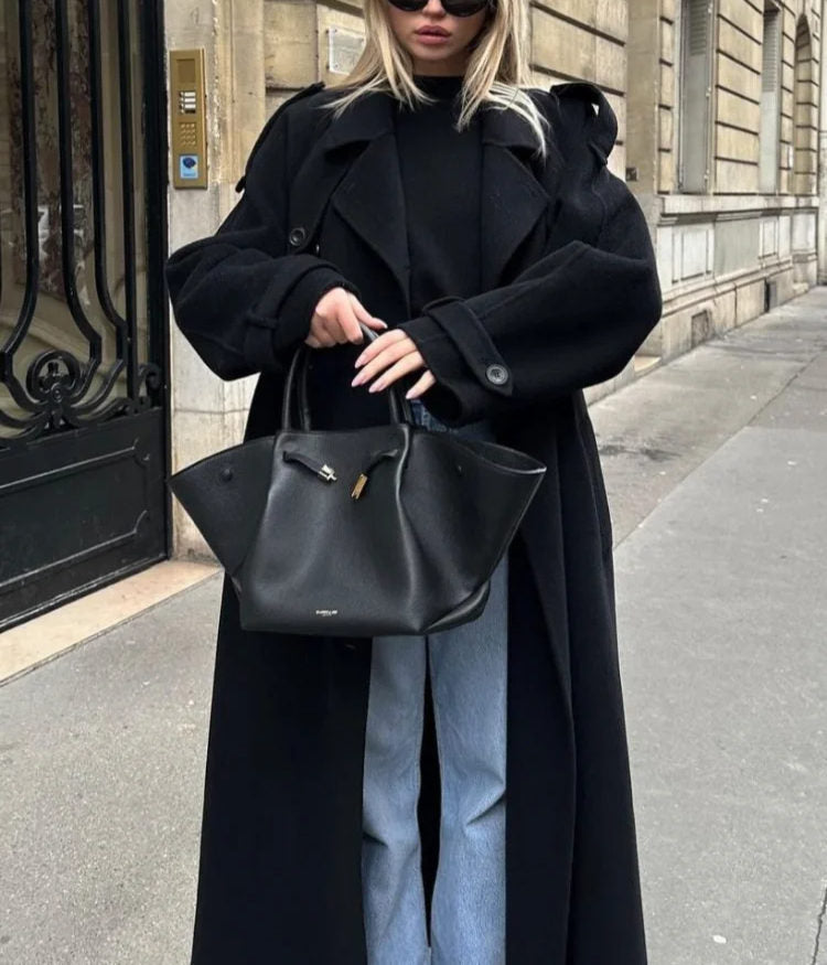 Luxurious Long Wool Coat